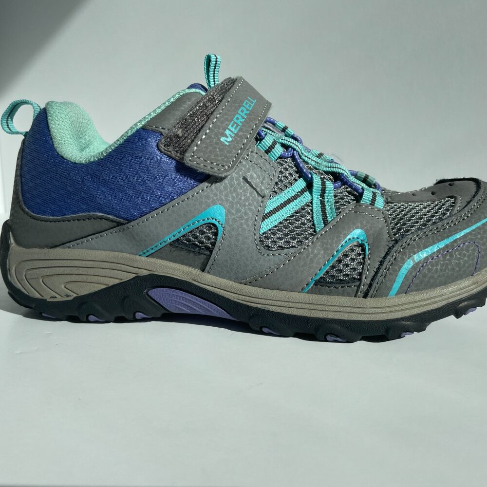 Merrell Trail Chaser Running Hiking Shoe Size 4 M~Grey/Multi/ Aqua ~ MY57111 - Picture 6 of 7